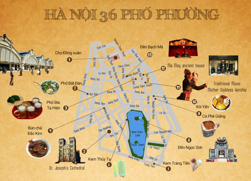 Tết cùng Hà Nội 36 phố phường là một sự kiện lớn với các hoạt động văn hóa, nghệ thuật và lễ hội đặc sắc. Điểm đến này hứa hẹn sẽ mang đến cho du khách trải nghiệm tuyệt vời và những kỷ niệm đáng nhớ.
